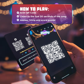 Palettes and Prints Q The Music QR scan feature enables quick gameplay.