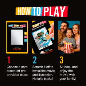 Palettes and Prints hints preview card, teaser clues for movie night
