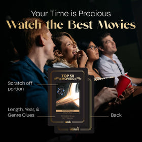 Palettes and Prints scratch-off reveal adds playful anticipation to movie nights.