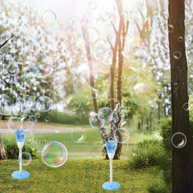 Palksky bubble machine is battery-powered for portable outdoor use.