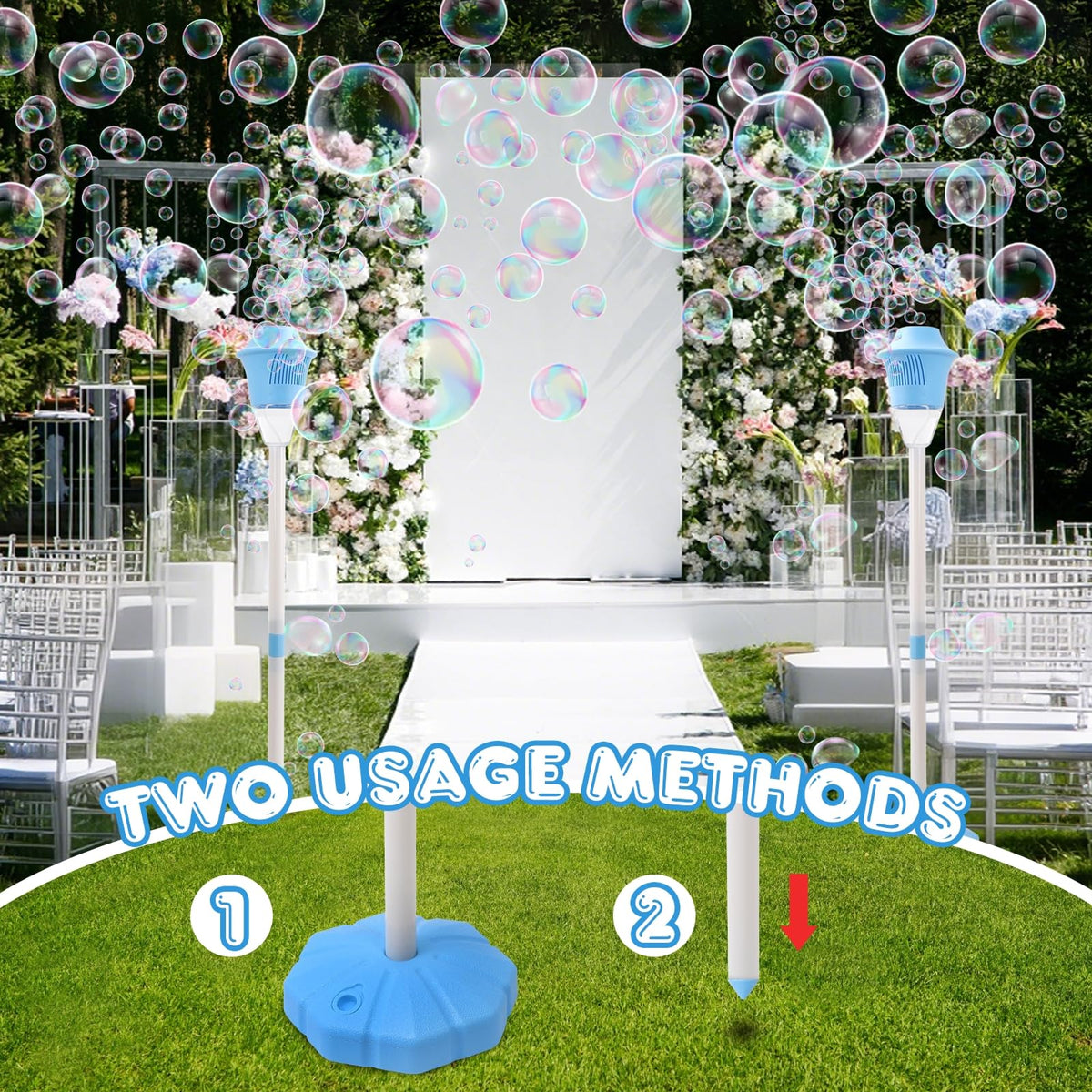 Palksky bubble machine provides DIY bubble solution guidance for quick setup.