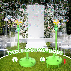 Palksky bubble machine at an outdoor party setup for guests