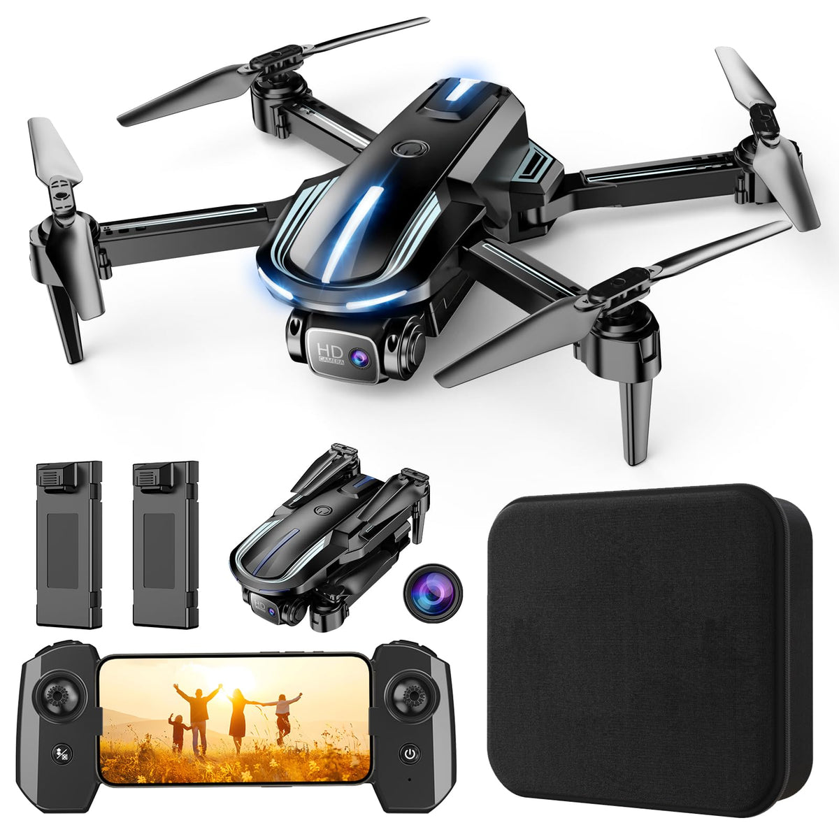 Pallton drone one-key-start feature enables easy takeoff and steady flights