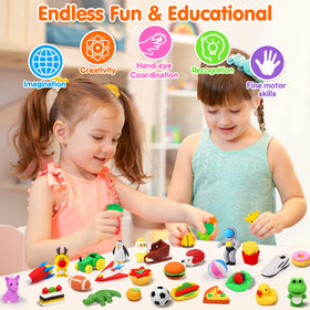 Palmatte dinosaur erasers add a playful prehistoric touch to study time.
