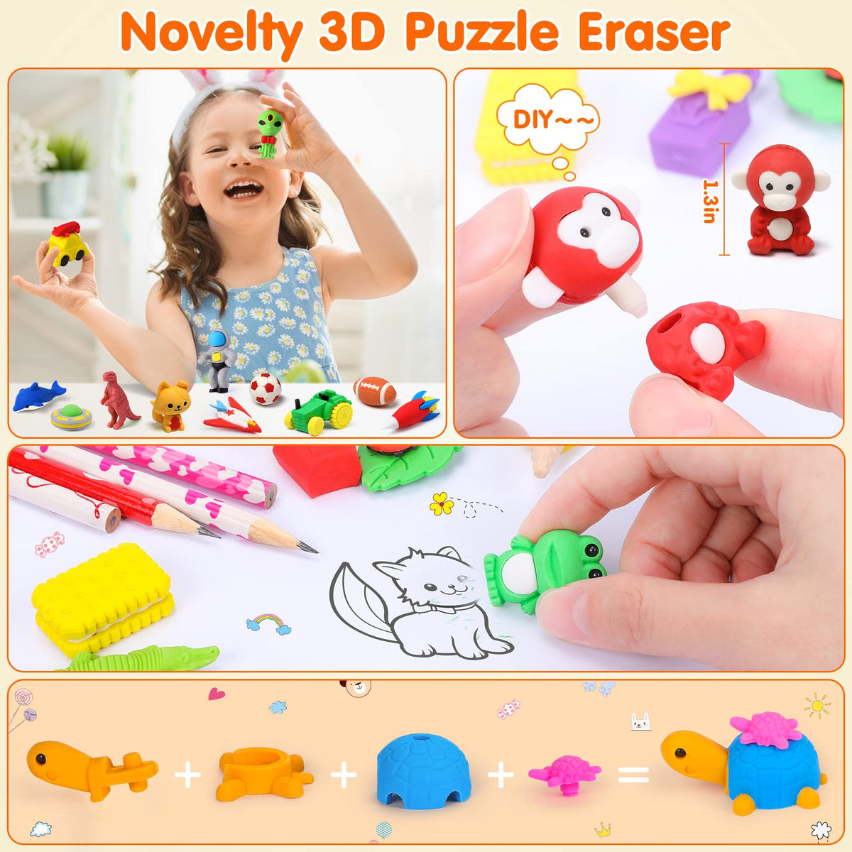 Palmatte E.T themed erasers spark imaginative play and crafts.