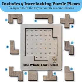 Palmetto Puzzle Works close-up of handcrafted wood texture and finish