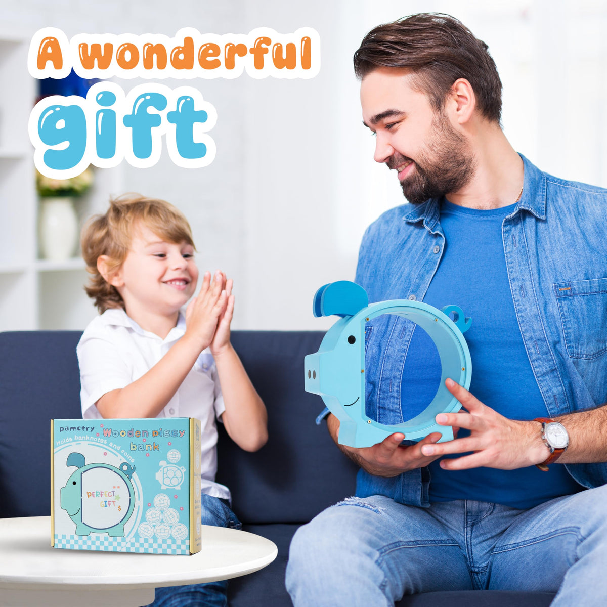 Pamctry piggy bank makes a thoughtful gift for birthdays