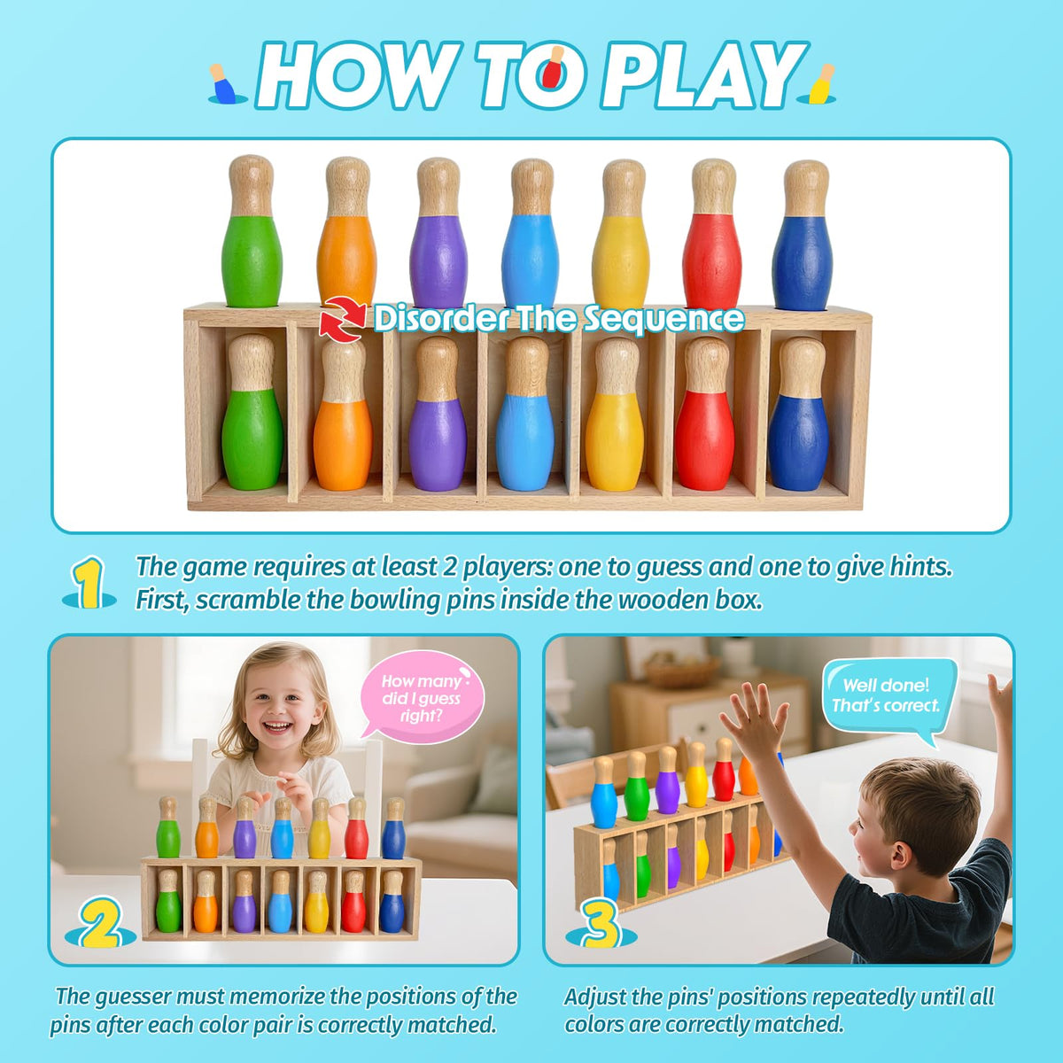 Pamexin color matching clues outside the box for two-player deduction.