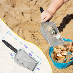 Pamiso Beach Sand Sifter scoops for precise shell and shark tooth collection.