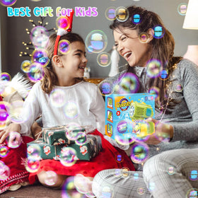 PANACARE bubble gun features an ergonomic handle for comfortable grip during extended play