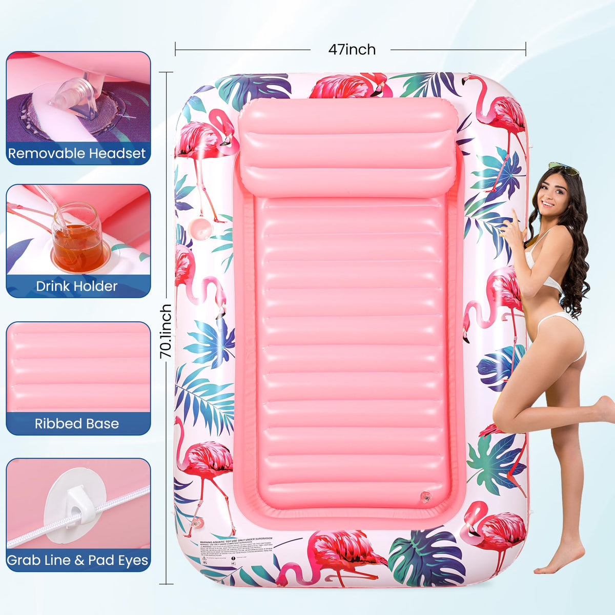PANADAJOY float ideal for pool, beach, and lake parties