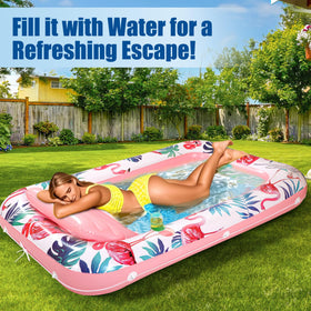 PANADAJOY lounger with cup holders ready for hydration during beach fun
