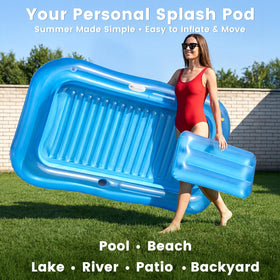 Six-way multi-function design adapts to backyard, beach, or lake days