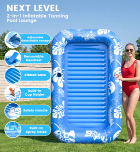 PanAdventure lounger base filled with water for even cooling while you lounge
