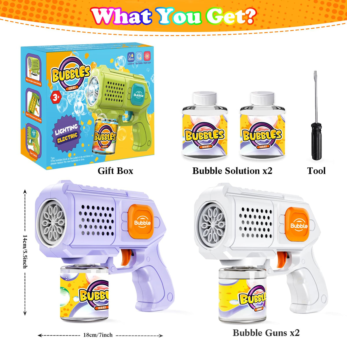 Panamalar bubble gun battery compartment requires AA batteries (not included).