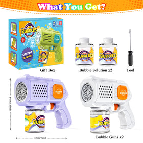 Panamalar bubble gun battery compartment requires AA batteries (not included).