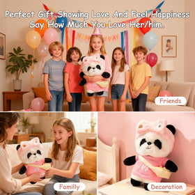 Panda Dudu plush with bag included for gifting