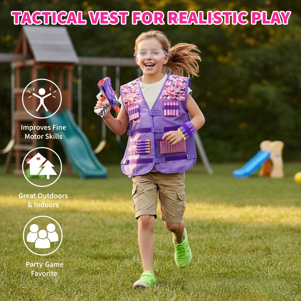 Pandahero adjustable vest for secure fit on growing kids
