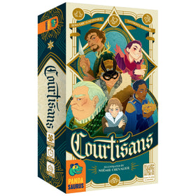 Pandasaurus Courtisans at the Queen's Table showing strategic planning in action