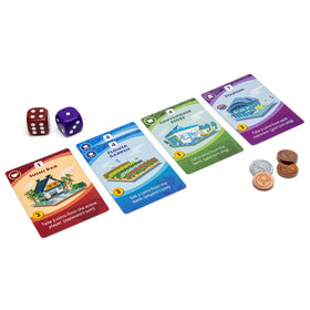 Pandasaurus Machi Koro 2 landmarks and cards in play for strategic city-building
