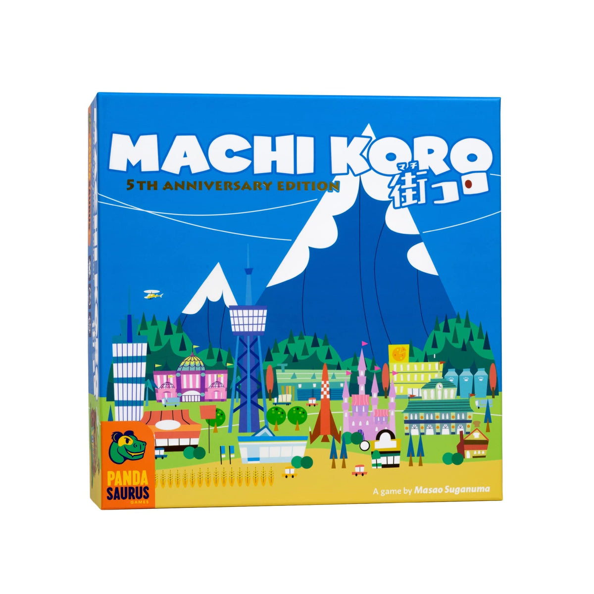 Pandasaurus Machi Koro city-building and dice action for quick, engaging family game nights.
