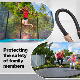 Pangda water aerobics noodle in black demonstrates water-friendly buoyancy and durability