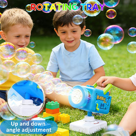 PANIED Bubble Machine includes 80ml bubble solution for quick setup