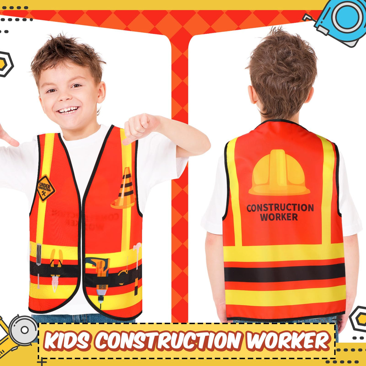 Panitay astronaut dress-up vest, easy slip-on design for quick costume changes.