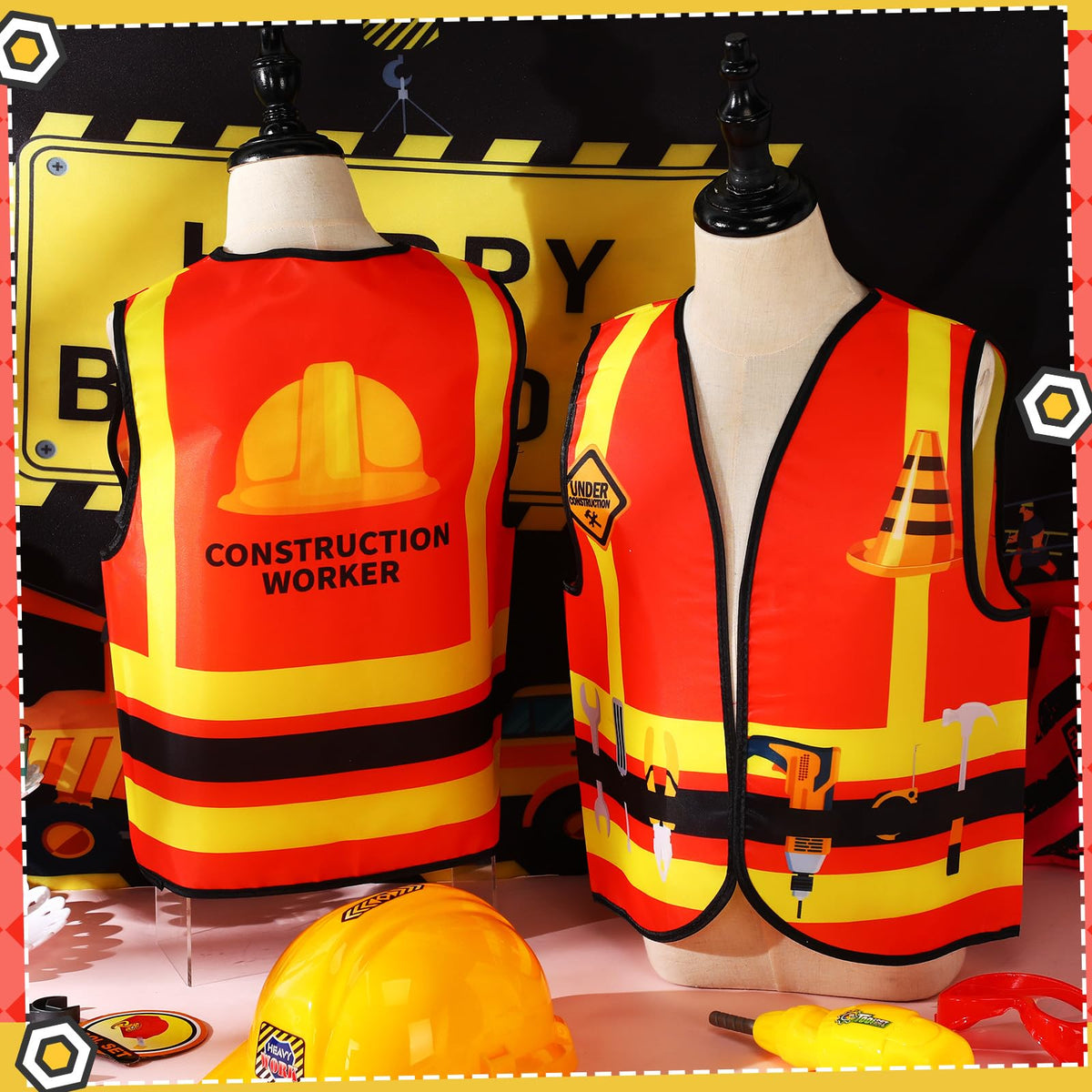 Panitay astronaut dress-up vest, unisex fit supporting inclusive play among friends.