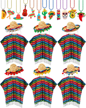 Panitay Cinco de Mayo serape poncho for soft, festive guest wear.