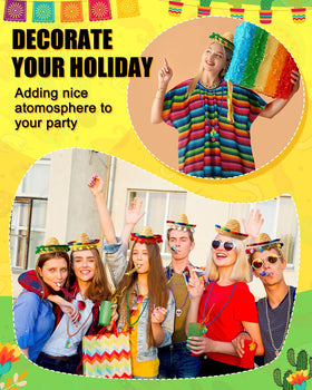 Panitay multicolor serapes set boosts vibrant, photo-friendly decor.