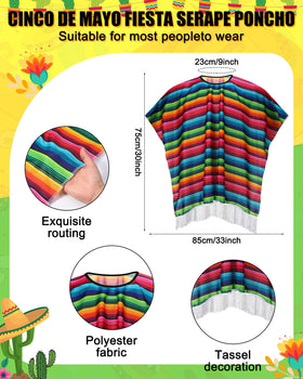 Panitay straw sombrero headband with bright colors for festive props.