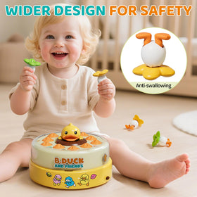 PANITU B.Duck duck figure adds a colorful centerpiece during play.