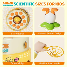 PANITU B.Duck egg toys pop out for quick, engaging moments.