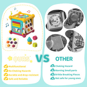Panitu Pull-out toys encourage grasp strength and cause-and-effect learning.