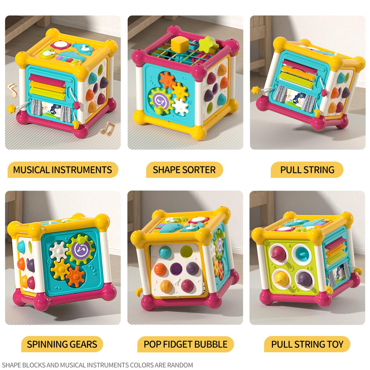 Panitu Shake blocks add texture variety for tactile exploration and curiosity.