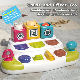 PANITU pop-up toy shows cause-and-effect through color pops.