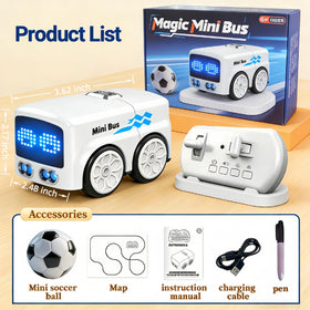 PanniOhye Magic Mini Bus Toy uses durable ABS for safe, lasting use.