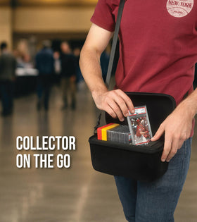 Panopply slab case with shoulder strap for easy transport
