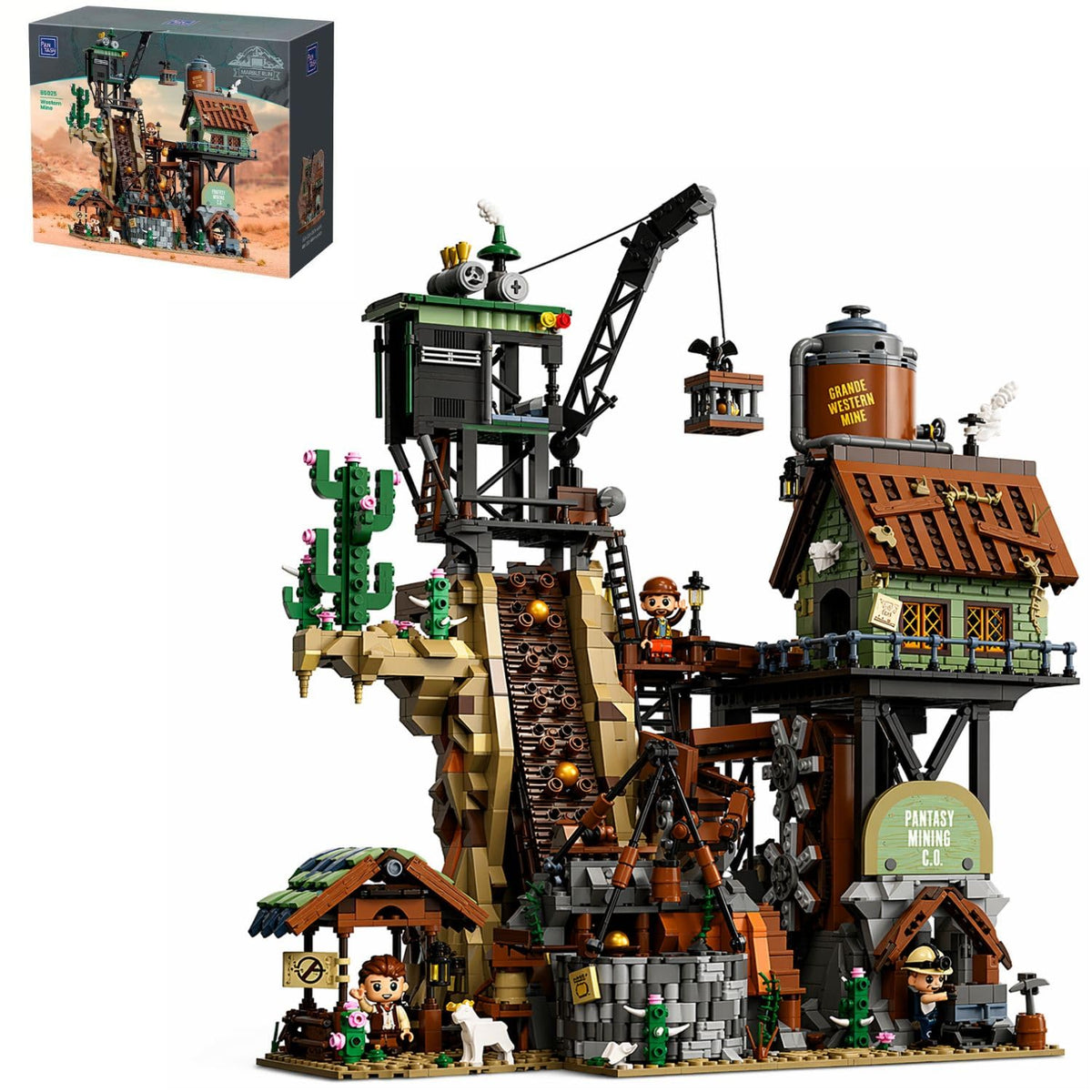 PANTASY GBC Gold Rush diorama entrance for immersive mining storytelling.