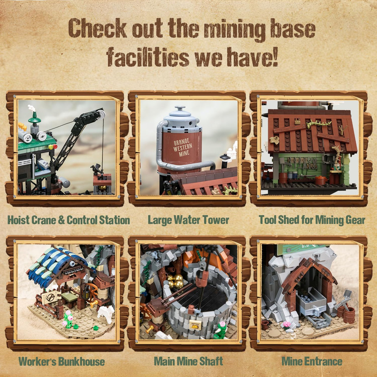 PANTASY miners' hut detail adds authenticity to western narratives.