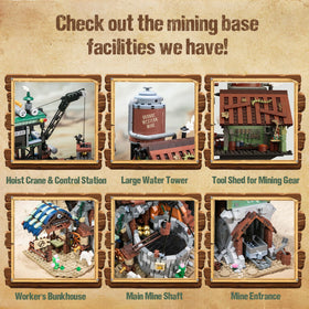 PANTASY miners' hut detail adds authenticity to western narratives.
