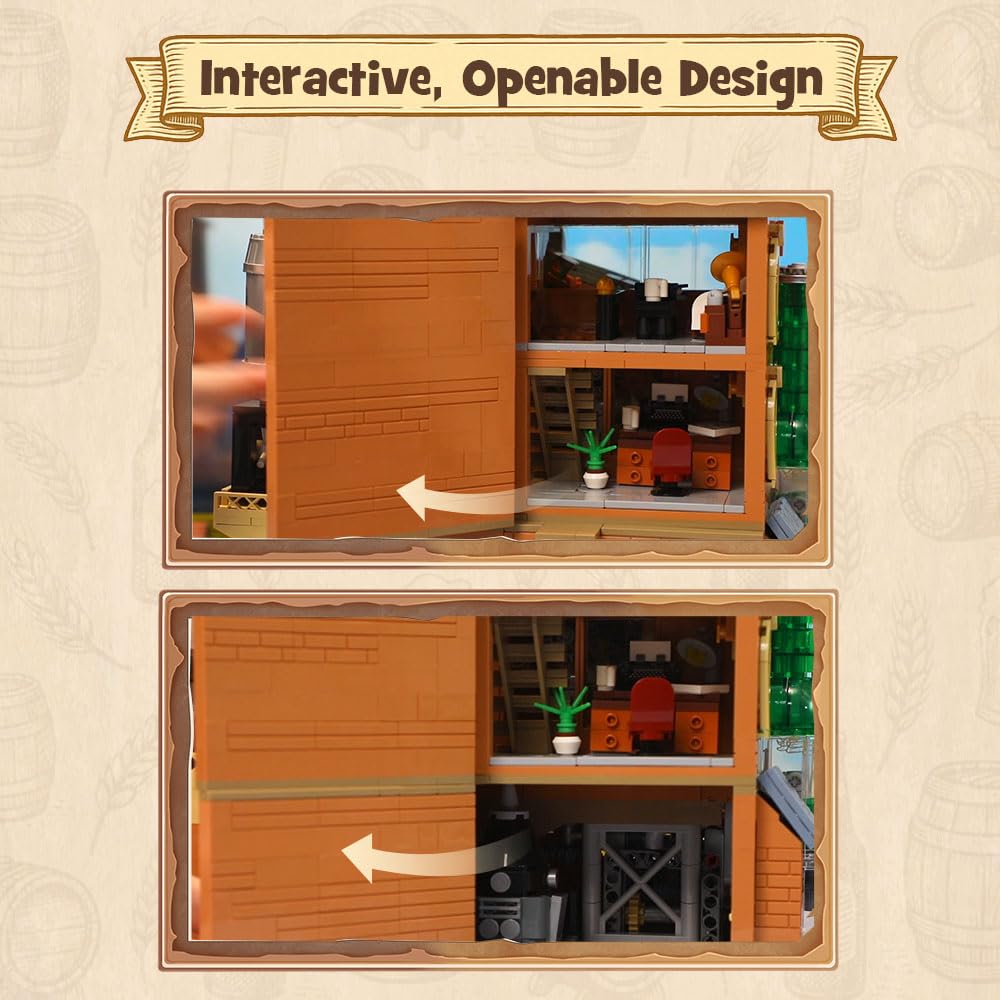Pantasy modular building three modules enable flexible display setup.