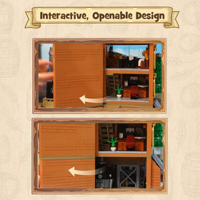 Pantasy modular building three modules enable flexible display setup.