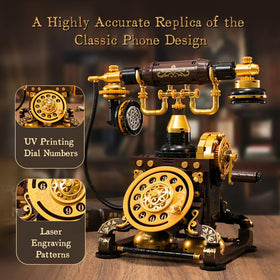 PANTASY Realistic Dial Handset showing liftable handset and true dialing action.