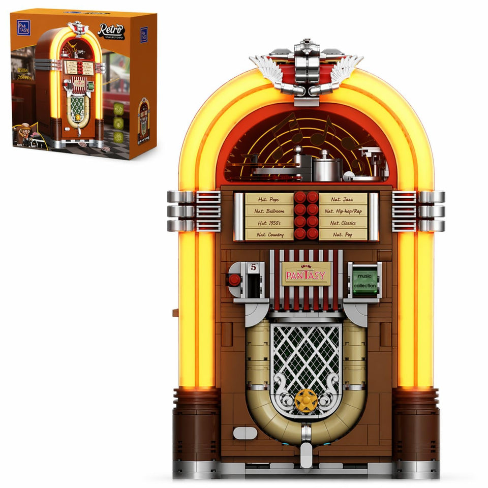 PANTASY retro jukebox coin slot for authentic coin-operated vibe.