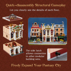 PANTASY grand lobby scene supports narrative setups and elegant shelf styling.