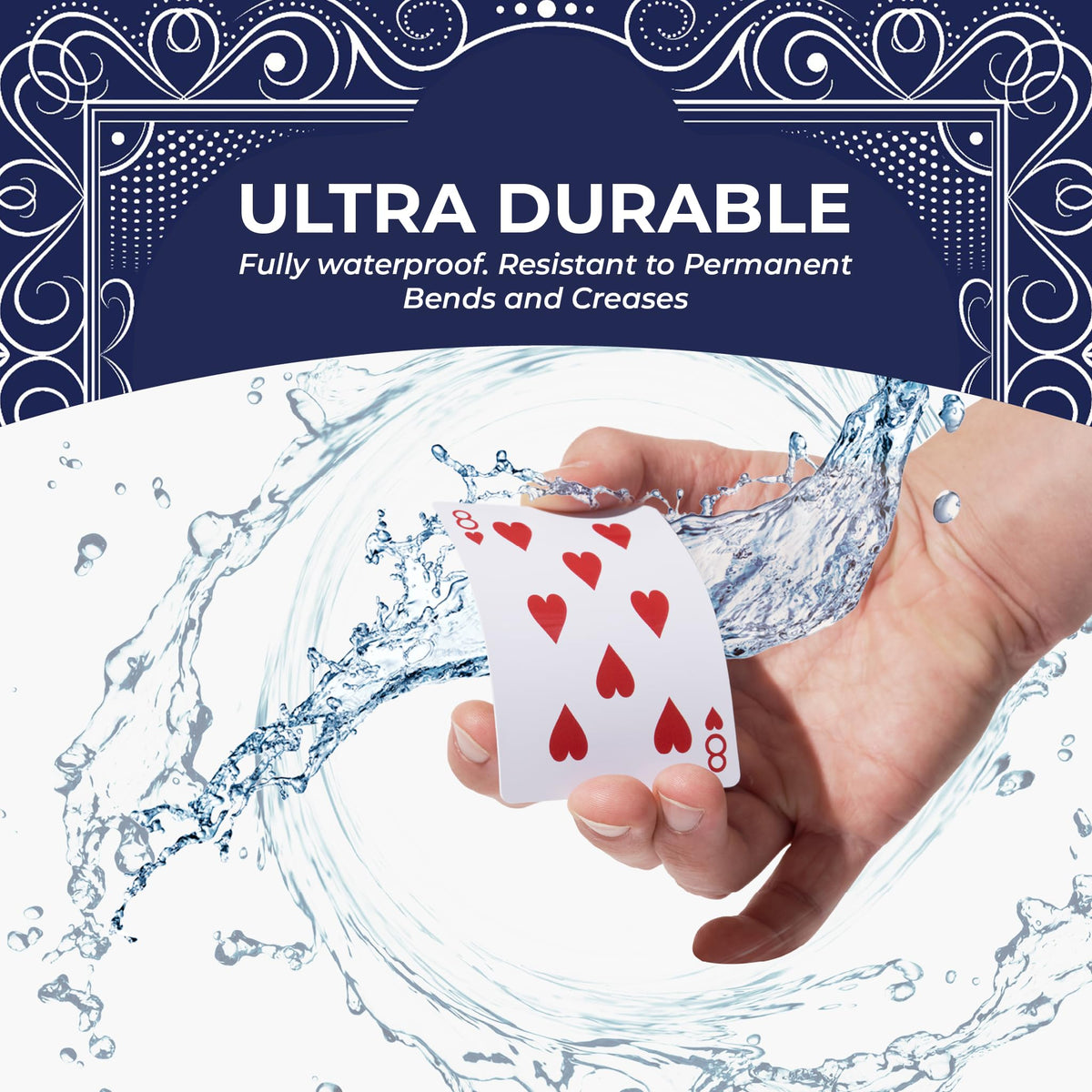 Pantheon Playing Cards waterproof protection for poolside games.