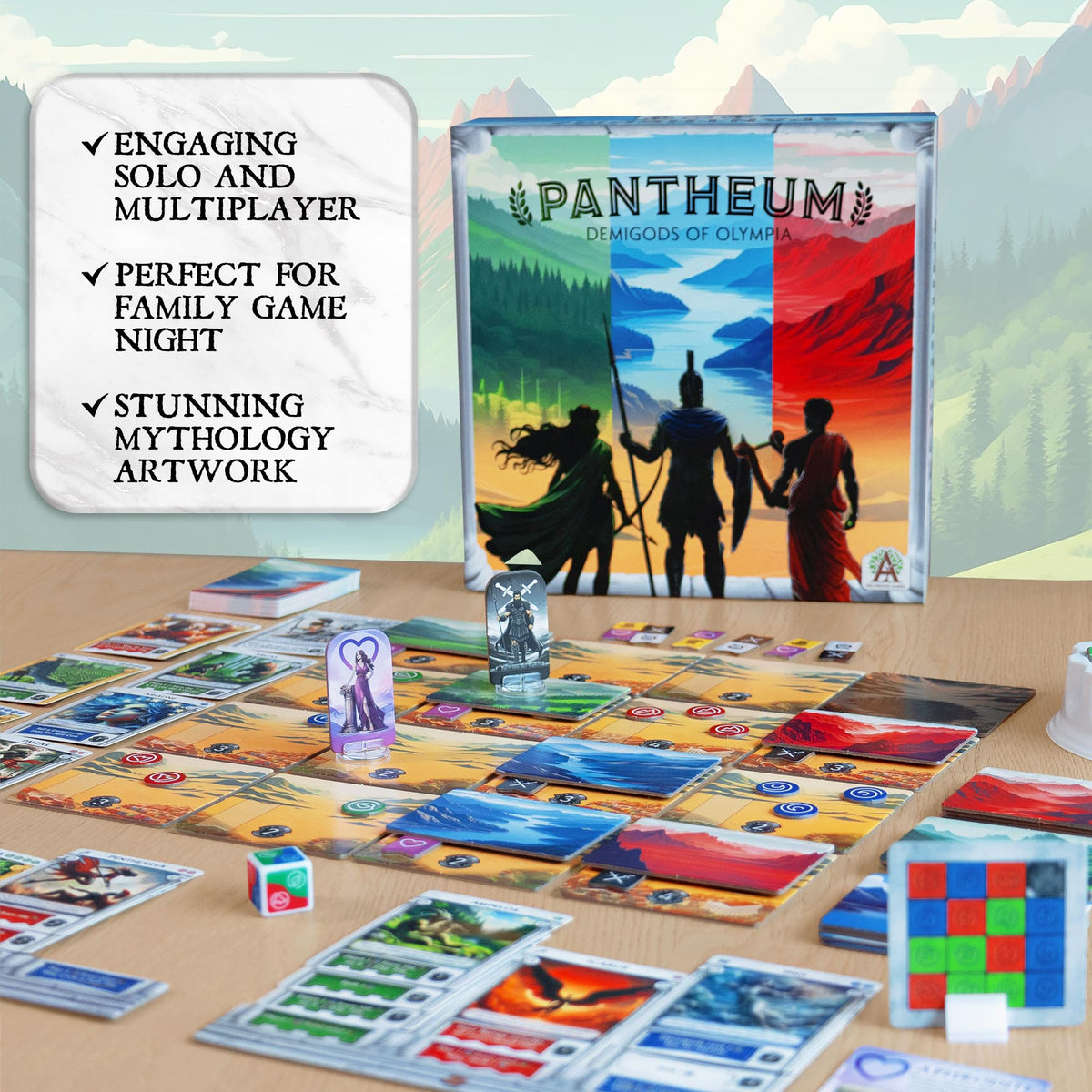 Pantheum solo mode setup enabling strategic single-player exploration