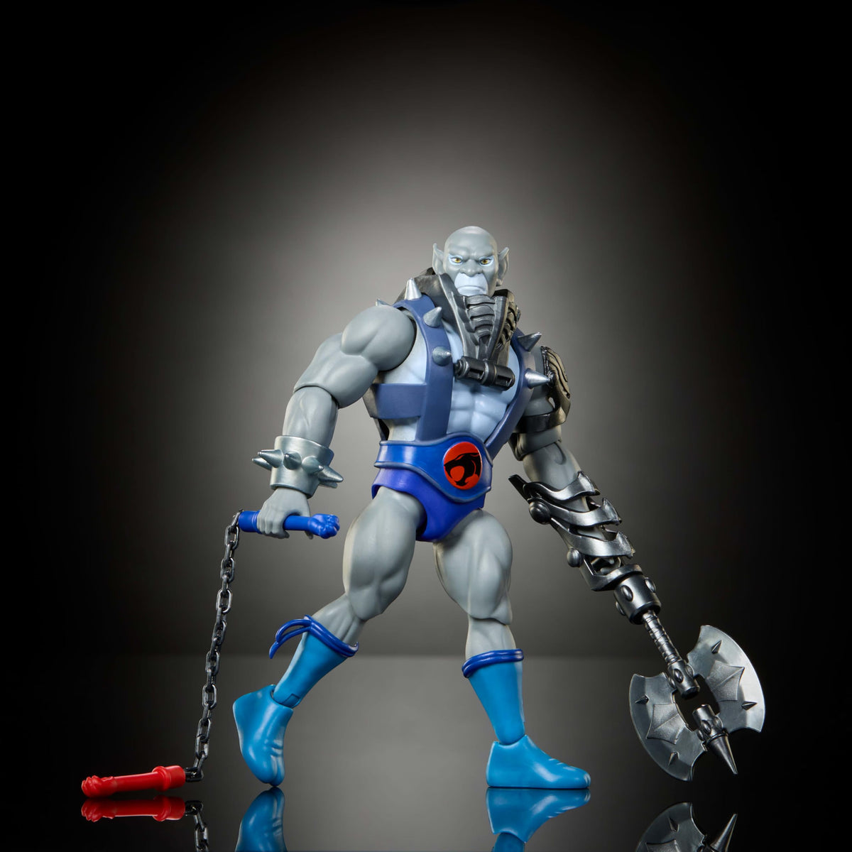 Panthro includes a collector card for added nostalgia and value.